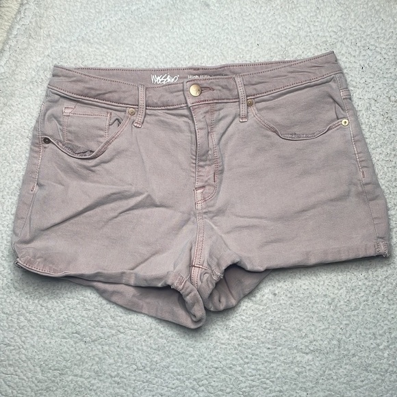 Mossimo denim Stretchy comfy High Rise shortSize 12 / 31 R - Picture 1 of 7